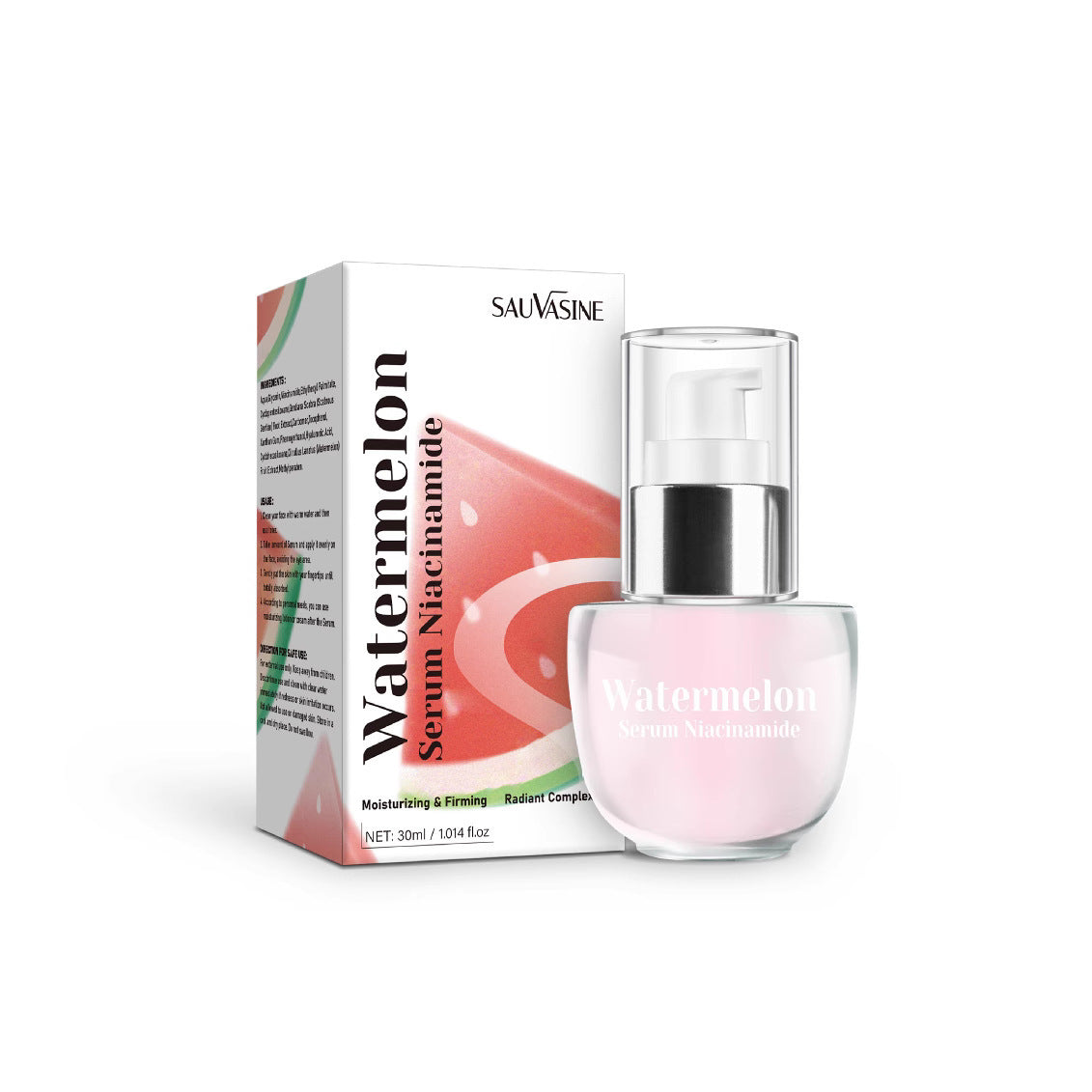 ❤️ Watermelon Niacinamide Serum 30ml – Brightening & Hydrating Glow 🍉✨