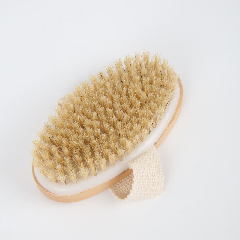 🌿Trockenmassagebürste mit Borsten – Lymphdrainage &amp; Anti-Cellulite-Boost 🌸🦵