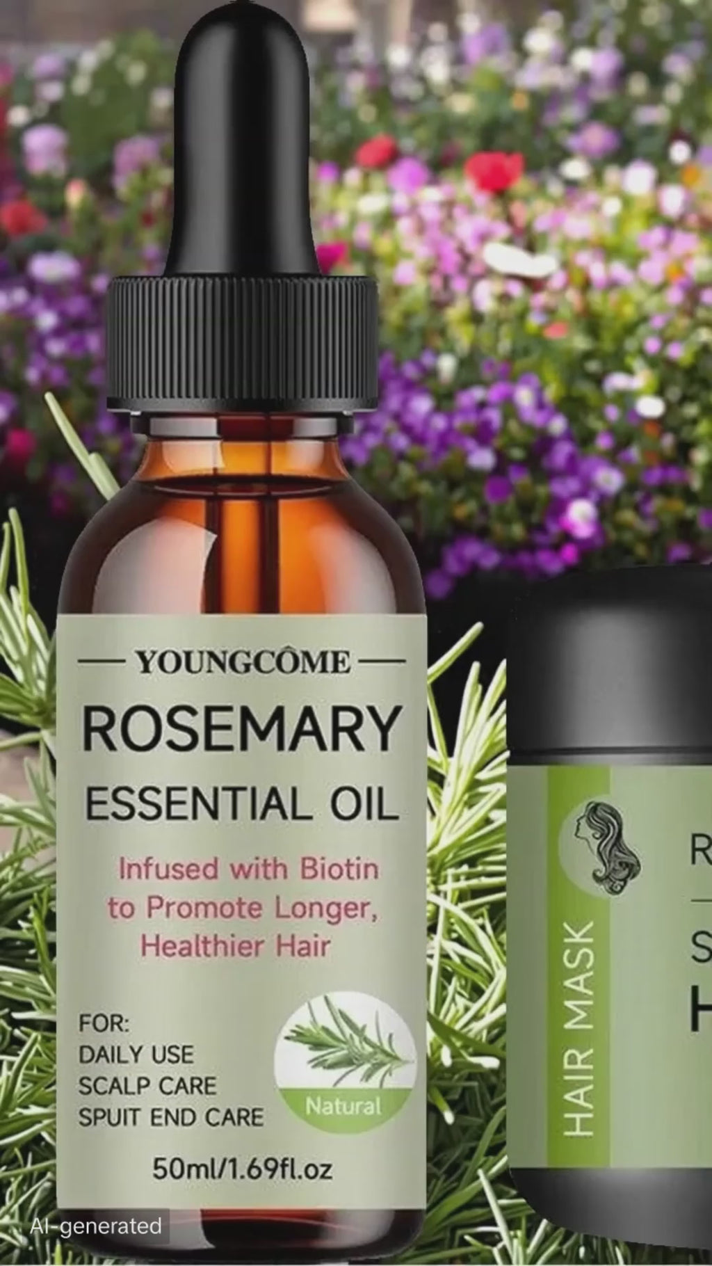 🌿Rosemary Hair Growth & Repair Kit-Strong Roots • Healthier Growth • Silky Lengths🌿✨️