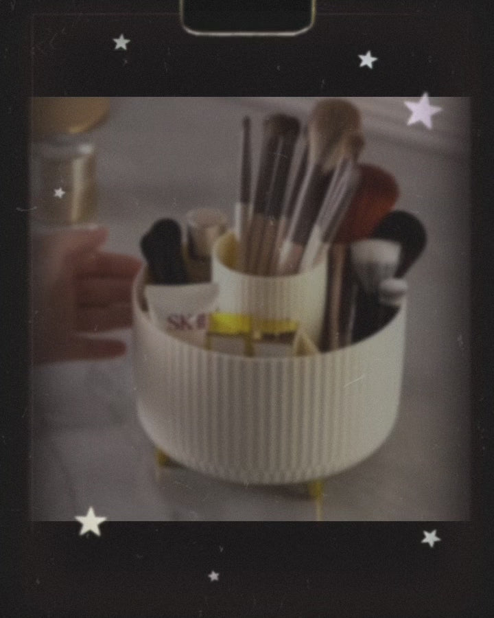 💄360° Rotating makeup organizer✨️
