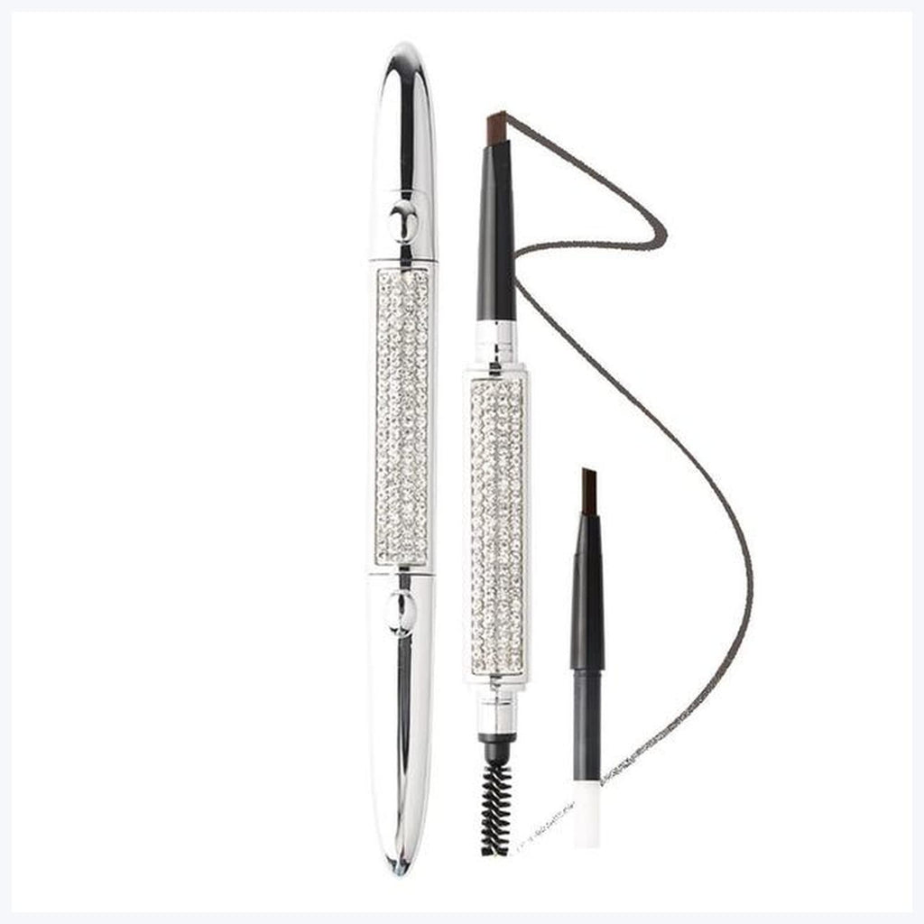 💎Sky Silver Double-Head Eyebrow Pencil — Long-Lasting & Smudge-Proof ✨