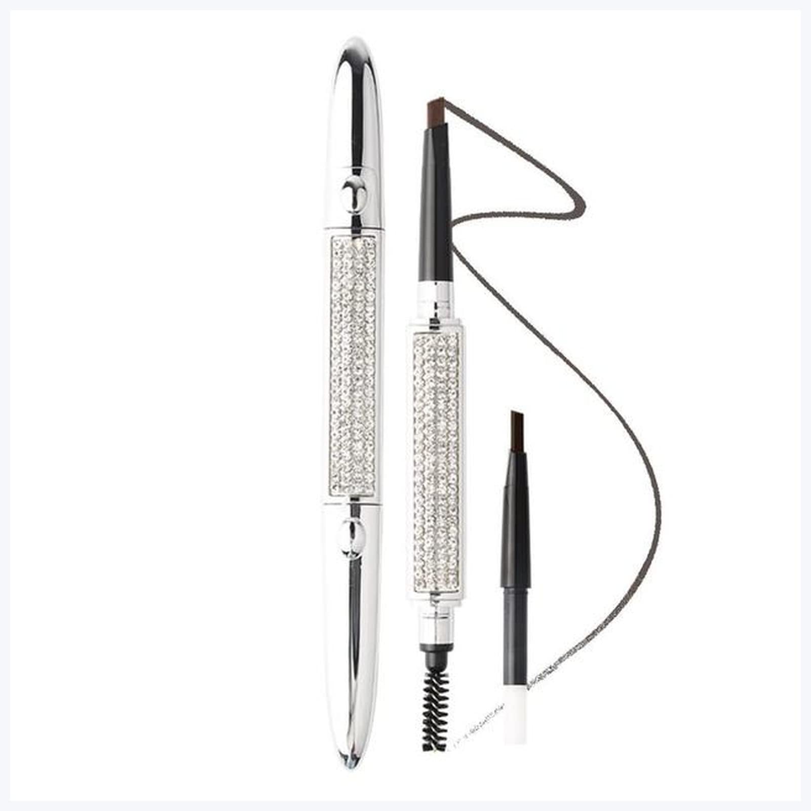 💎Sky Silver Double-Head Eyebrow Pencil — Long-Lasting & Smudge-Proof ✨