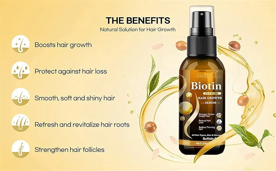 Biotin Hair Growth Spray 🌿 Strength & Anti-Breakage Formula 🌸