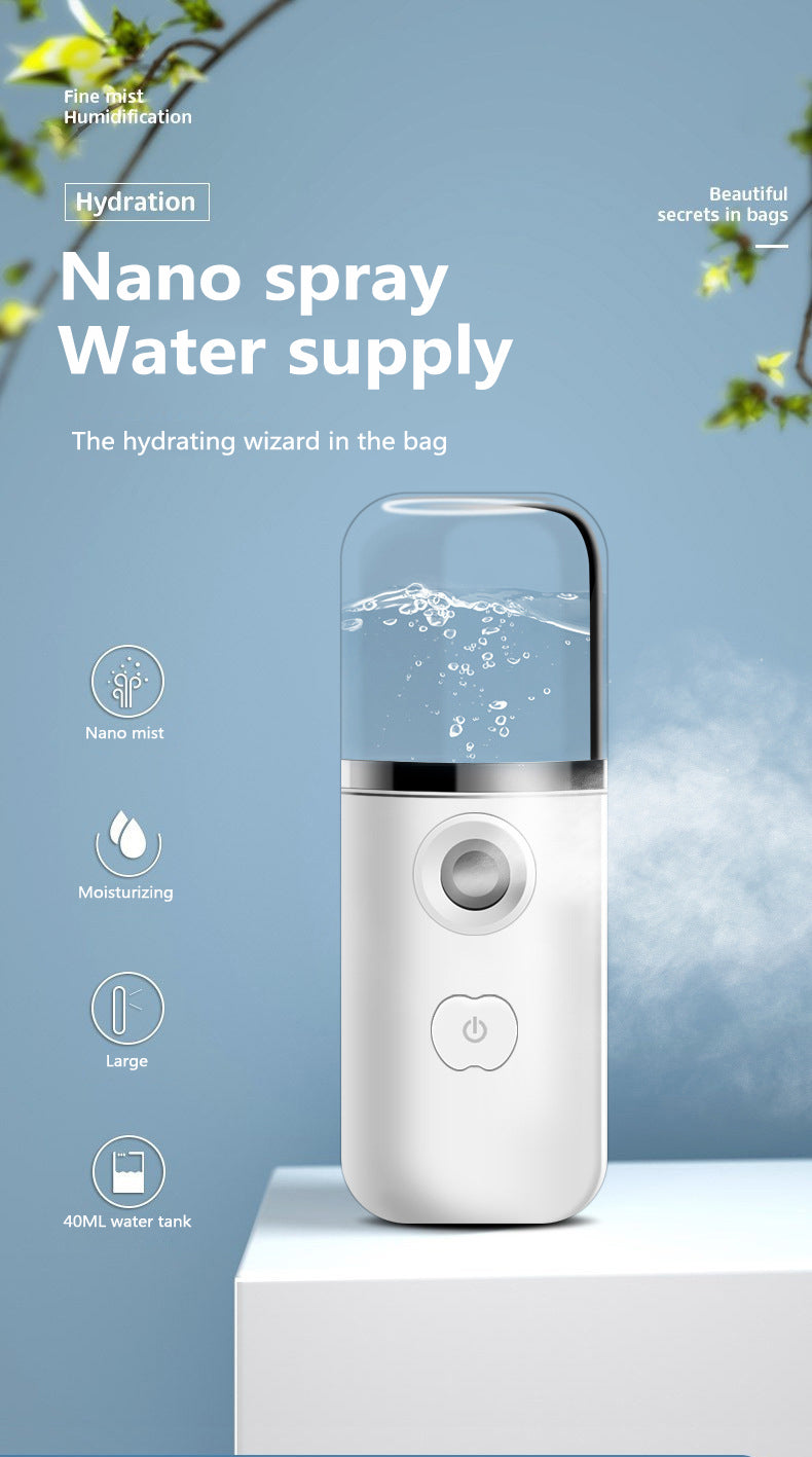 💦Ultrasonic Pore Scrubber & Facial Steamer – Deep Cleansing & Blackhead Removal 🌿🌸