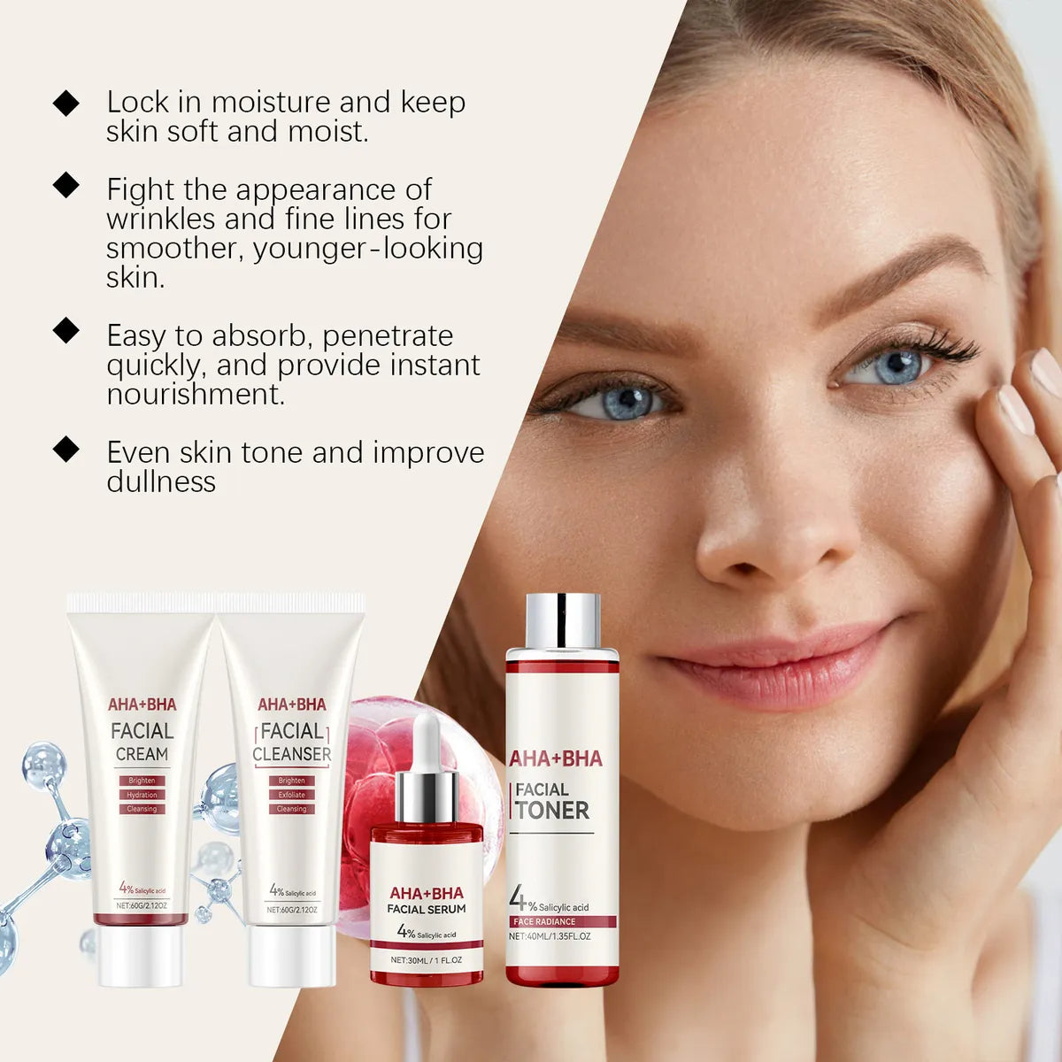 🍊 Fruit Acid + Salicylic Acid Solution — Clear & Smooth Skin Boost