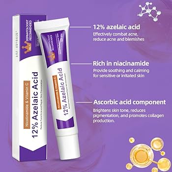 🌸 Azelaic Acid Cream 20g – Anti-Blemish & Even Tone Care 🌿