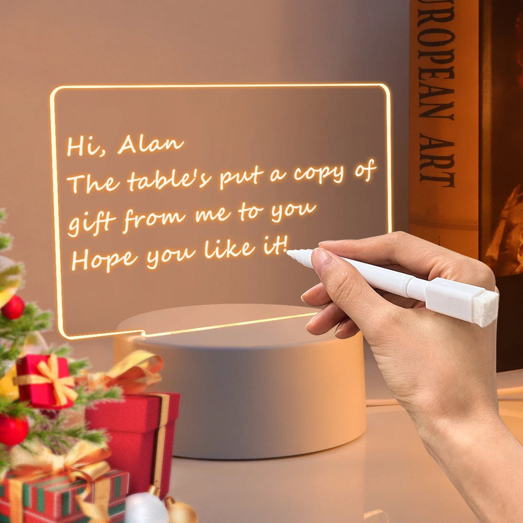 💡 Creative LED Note & Message Board — Write, Glow, Impress ✨
