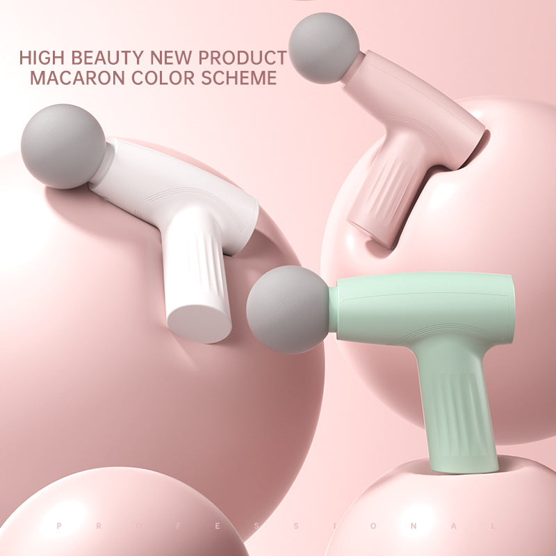 💪 Mini Muscle Massage Gun — Deep Relief, Anytime 🤍🩷💚