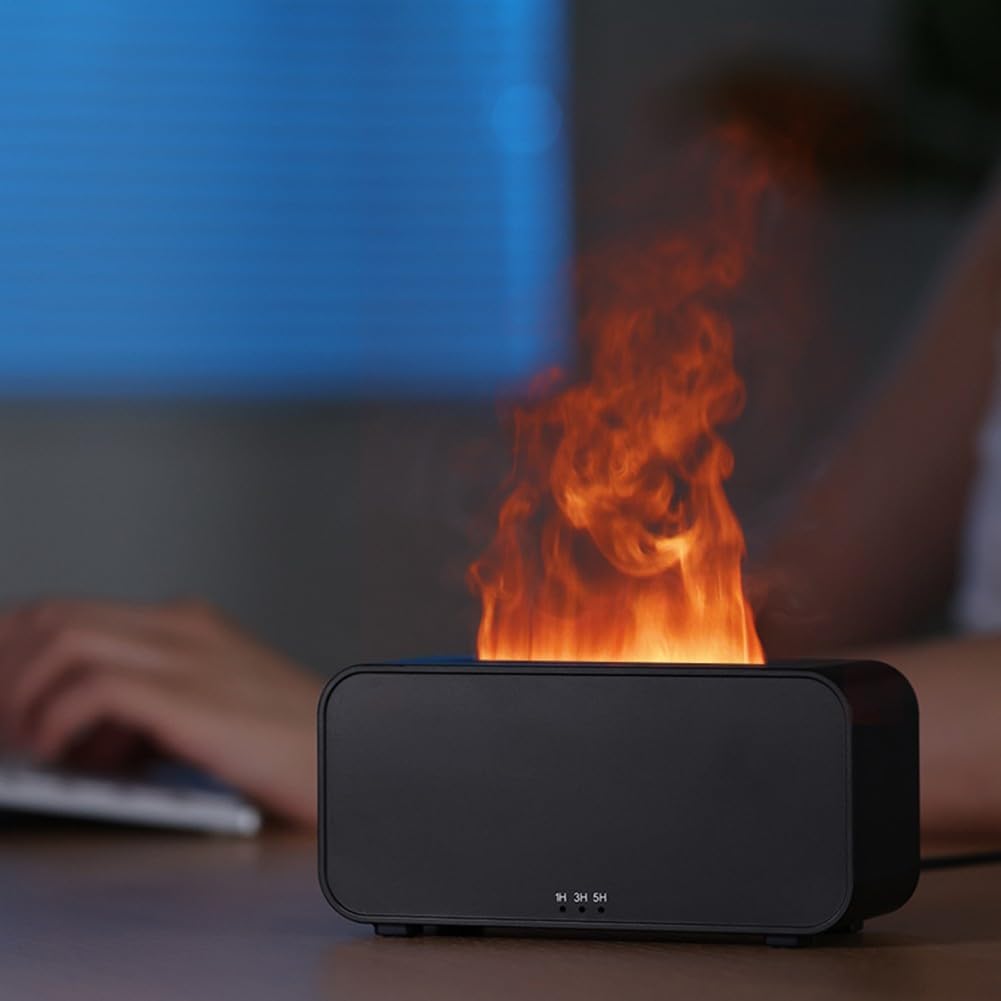 🔥🌫️ Flame Aroma Diffuser & Ultrasonic Humidifier 🌫️🔥