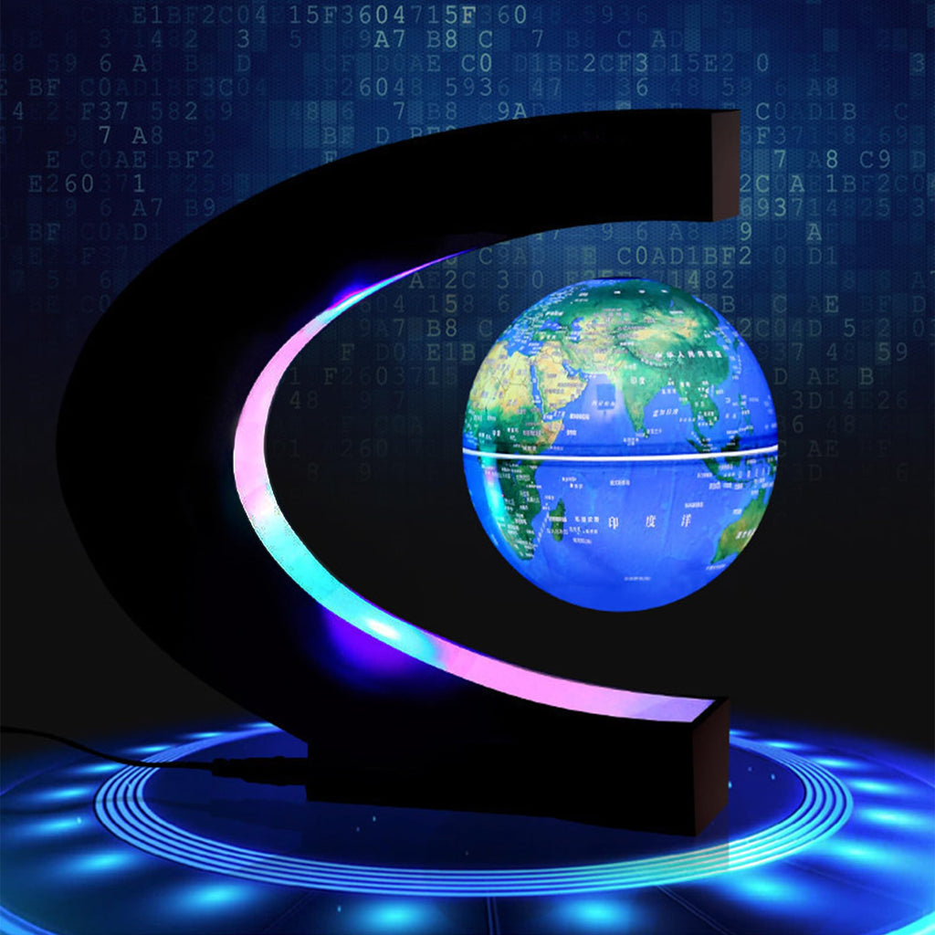 🌍✨ Magnetic Floating Globe LED Lamp 💫🪐