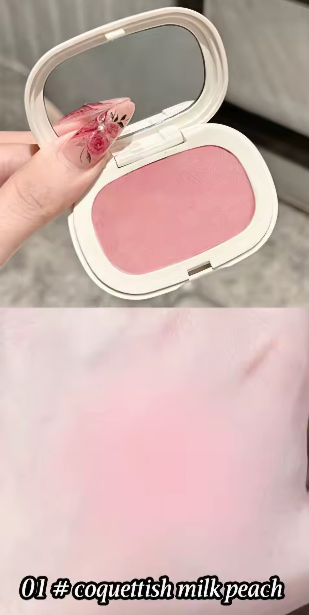 🌸 Single Color Silky Matte Blush – Natural Soft Glow ✨️